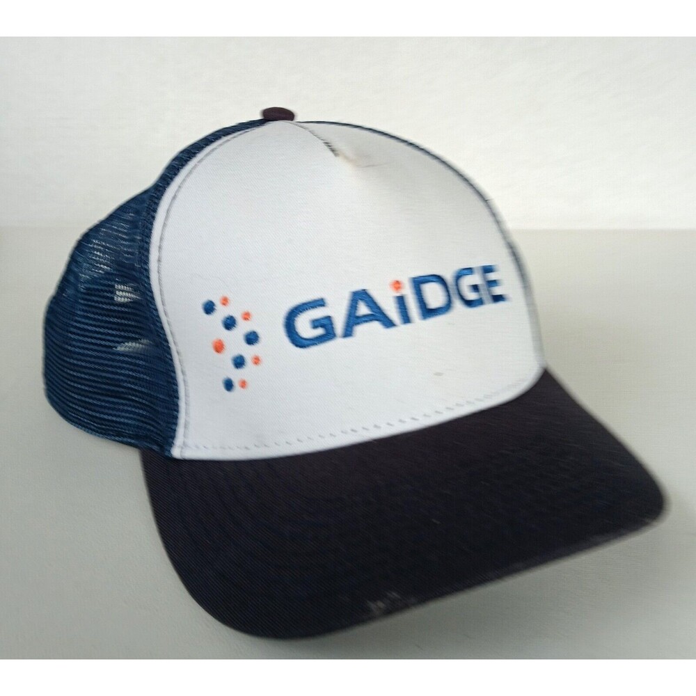 Gaidge Snapback Cap Pukka Brand Custom Caps Blue Orange White